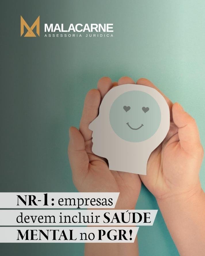 NR-1: empresas devem incluir saúde mental no PGR.