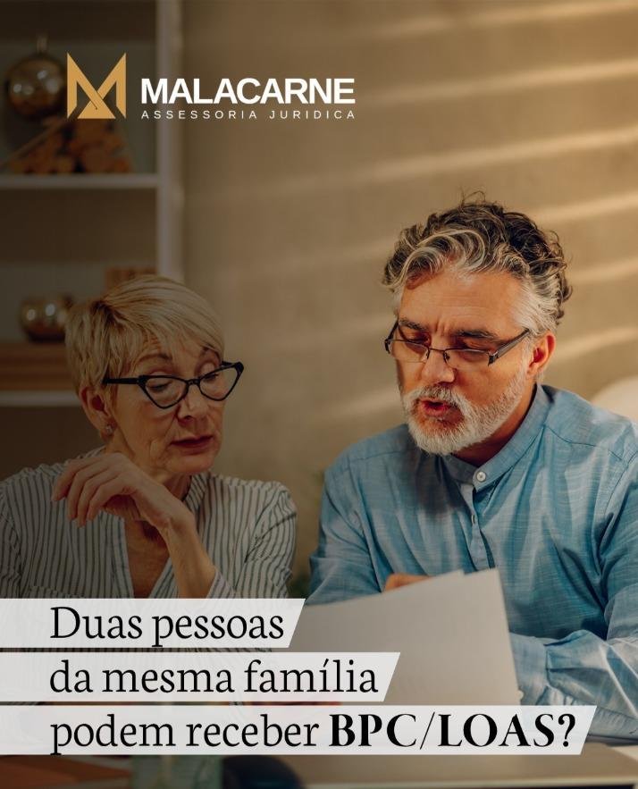 Duas pessoas da mesma família podem receber BPC/LOAS?